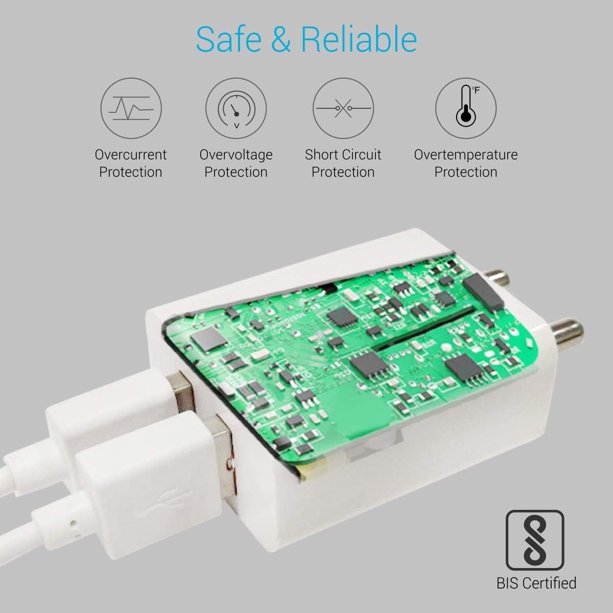 22W Fast Charging Adapter with c USB Cable   tags