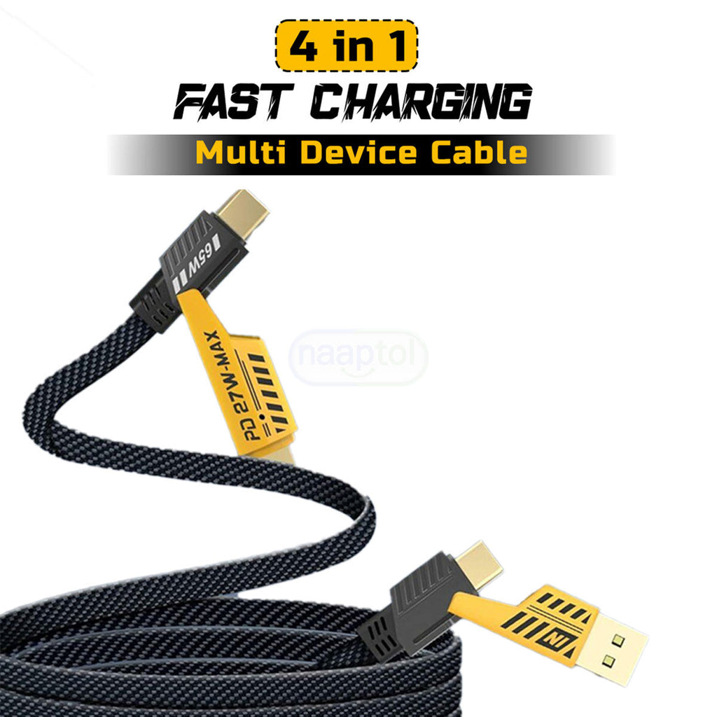 4-in-1 Multi Charging & Data Cable
