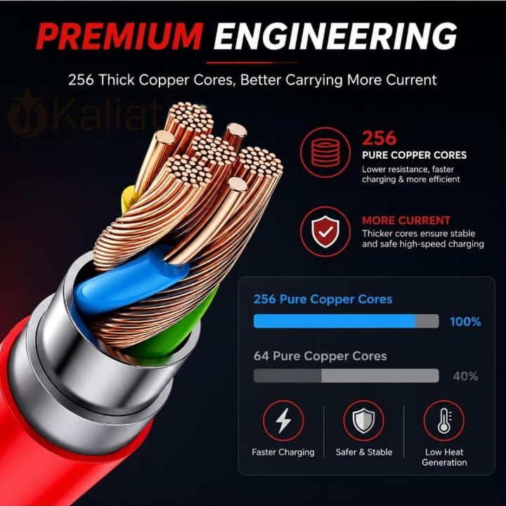 100W Fast USB to C Charging Cable